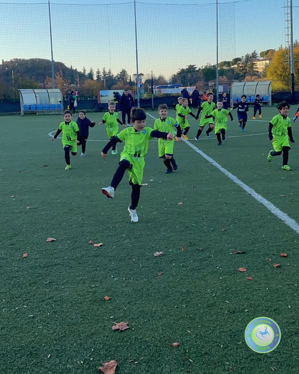 Allenamento dei bambini dell’Academy