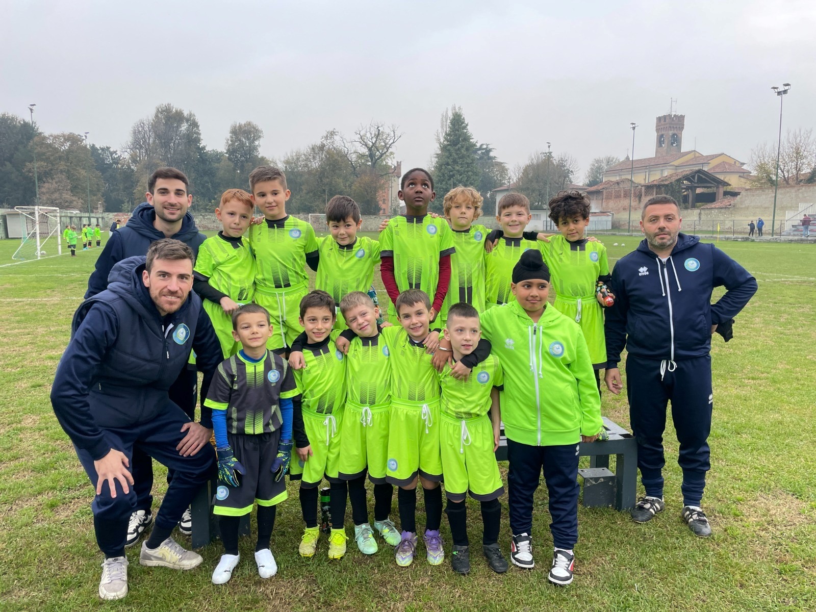 La squadra Under 9 di Academy Lograto